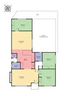Floorplan of Homely house listing, 3 Wesley Court, Ballarat VIC 3350