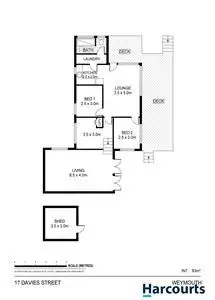 Floorplan of Homely house listing, 17 Davies Street, Weymouth TAS 7252