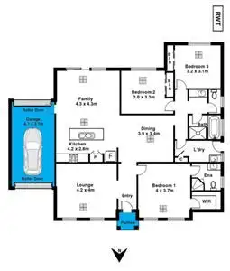 Floorplan of Homely house listing, 9 Mills Street, South Brighton SA 5048