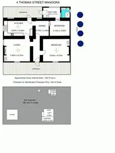 Floorplan of Homely house listing, 4 Thomas Street, Manoora SA 5414