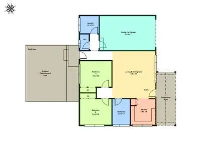 Floorplan of Homely unit listing, 32b Ayres Street, Creswick VIC 3363