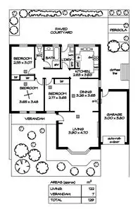 Floorplan of Homely unit listing, 9/181 Main Road, Blackwood SA 5051