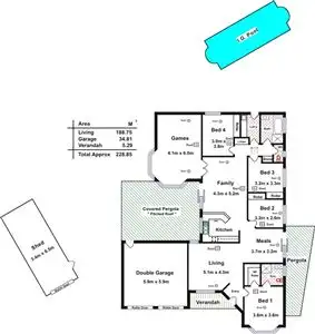 Floorplan of Homely house listing, 12 Angas Avenue, Evanston Park SA