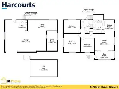 Floorplan of Homely house listing, 5 Midyim Street, Zillmere QLD 4034