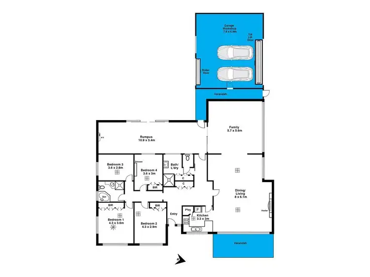 Floorplan of Homely house listing, 29 Patawalonga Frontage, Glenelg North SA 5045