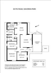 Floorplan of Homely house listing, 65 Pix Road, Davoren Park SA 5113