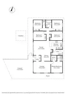 Floorplan of Homely house listing, 2 Nola Court, Scoresby VIC 3179