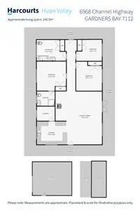 Floorplan of Homely house listing, 6968 Channel Highway, Gardners Bay TAS 7112