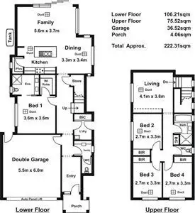 Floorplan of Homely house listing, 14 Willys Street, Munno Para West SA 5115