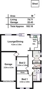 Floorplan of Homely unit listing, 4/4 Brown Street, Willaston SA 5118
