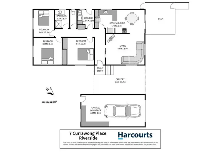 Floorplan of Homely house listing, 7 Currawong Place, Riverside TAS 7250