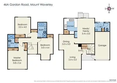 Floorplan of Homely unit listing, 46A Gordon Road, Mount Waverley VIC 3149