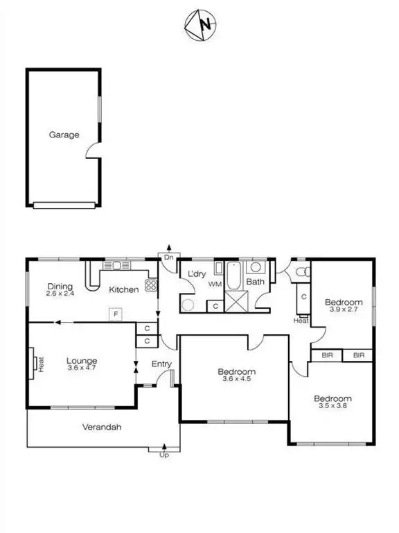 Floorplan of Homely house listing, 30 Lake Street, Wendouree VIC 3355