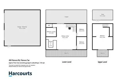 Floorplan of Homely house listing, 490 Paloona Road, Paloona TAS 7310