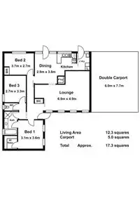 Floorplan of Homely house listing, 1 Terry Street, Pearcedale VIC 3912