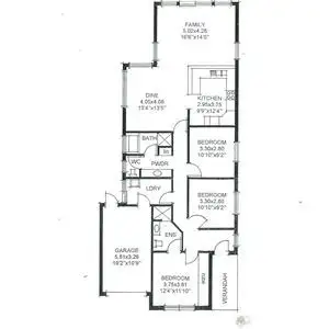 Floorplan of Homely house listing, 13 Badcoe Street, Pooraka SA 5095