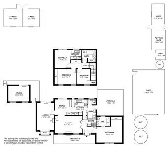 Floorplan of Homely rural property listing, 20 Burnside Road, Strathalbyn SA 5255