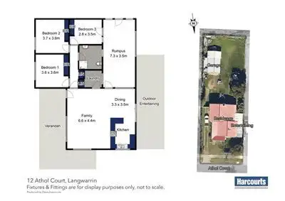 Floorplan of Homely house listing, 12 Athol Court, Langwarrin VIC 3910