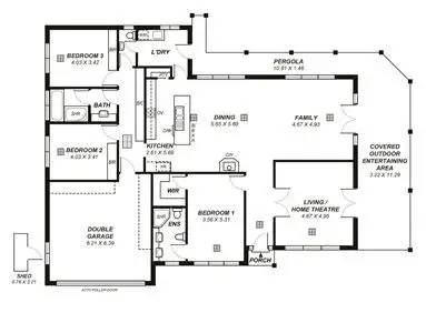 Floorplan of Homely house listing, 35 Gleeson Crescent, Rostrevor SA 5073