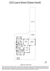 Floorplan of Homely unit listing, 2/21 Laura Street, Clayton South VIC 3169