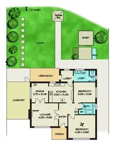 Floorplan of Homely house listing, 5 Butler Crescent, Glengowrie SA 5044