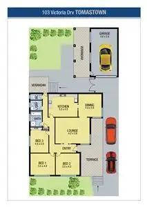 Floorplan of Homely house listing, 103 Victoria Drive, Thomastown VIC 3074