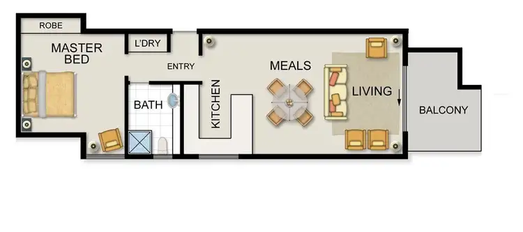 Floorplan of Homely apartment listing, 106/1 Oak Avenue, Boronia VIC 3155