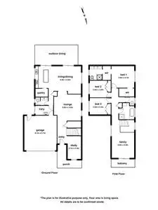 Floorplan of Homely house listing, 21 Fernwren Drive, Berwick VIC 3806