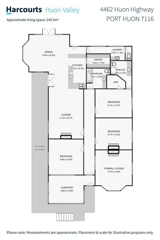 Floorplan of Homely house listing, 4462 Huon Highway, Port Huon TAS 7116