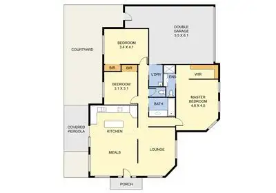 Floorplan of Homely unit listing, 1/89 Power Road, Boronia VIC 3155