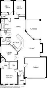 Floorplan of Homely house listing, 11 Springmount Street, Cranbourne North VIC 3977