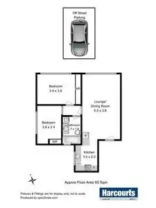 Floorplan of Homely unit listing, 5/177 Clarence Street, Howrah TAS 7018