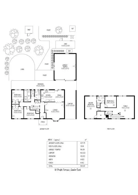 Floorplan of Homely house listing, 16 Bright Terrace, Gawler East SA 5118
