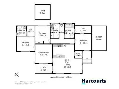 Floorplan of Homely house listing, 4 Fosbrook Court, Montrose TAS 7010