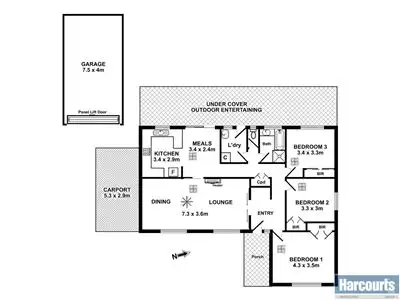 Floorplan of Homely house listing, 12 Southbound Avenue, Aberfoyle Park SA 5159