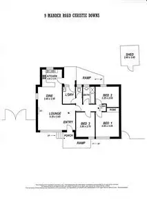 Floorplan of Homely house listing, 9 Mander Road, Christie Downs SA 5164