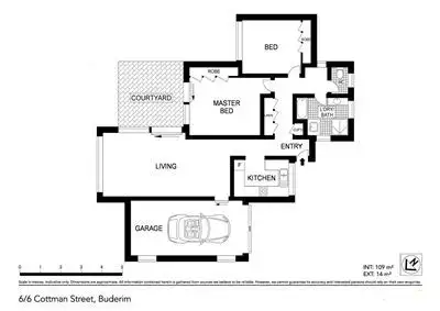 Floorplan of Homely unit listing, 6/6 Cottman Street, Buderim QLD 4556