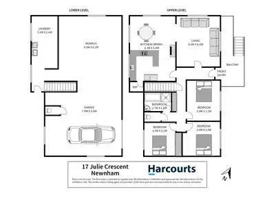 Floorplan of Homely house listing, 17 Julie Crescent, Newnham TAS 7248