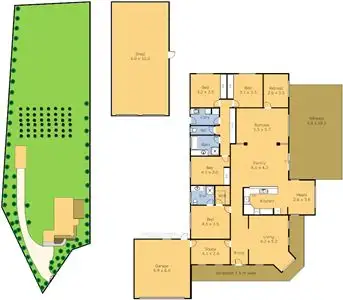 Floorplan of Homely house listing, 25 Connors Crescent, Bannockburn VIC 3331