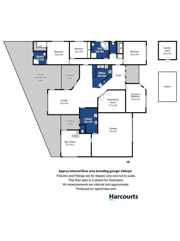 Floorplan of Homely house listing, 24 Corlacus Drive, Kingston TAS 7050
