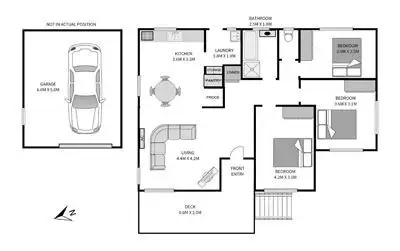 Floorplan of Homely house listing, 112 Warring Street, Ravenswood TAS 7250