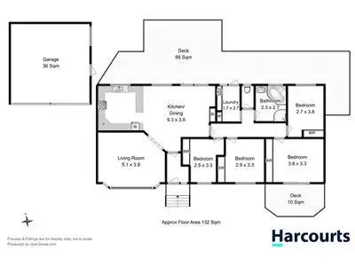 Floorplan of Homely house listing, 12 Erica Place, Oakdowns TAS 7019