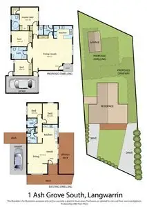 Floorplan of Homely house listing, 1 Ash Grove South, Langwarrin VIC 3910