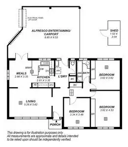 Floorplan of Homely house listing, 20 Leven Avenue, Seaton SA 5023
