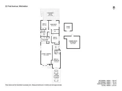 Floorplan of Homely house listing, 22 Fiat Avenue, Mitchelton QLD 4053