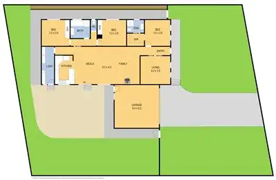 Floorplan of Homely house listing, 22 Rosemond Way, Bannockburn VIC 3331