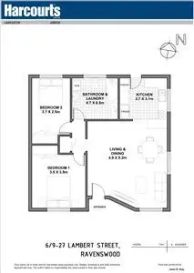 Floorplan of Homely unit listing, 6/9-27 Lambert Street, Ravenswood TAS 7250