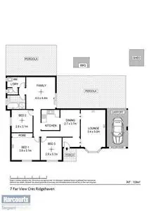 Floorplan of Homely house listing, 7 Far View Crescent, Ridgehaven SA 5097