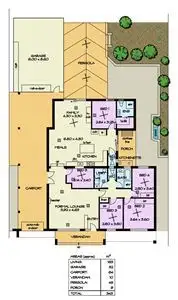 Floorplan of Homely house listing, 7 Candover Crescent, Huntfield Heights SA 5163