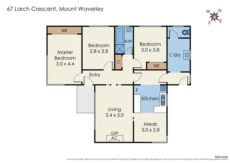 Floorplan of Homely house listing, 67 Larch Crescent, Mount Waverley VIC 3149